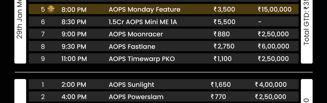 AOPS-Schedule