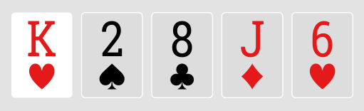 High Card poker hand
