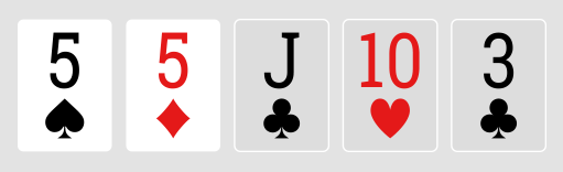 one pair poker hand