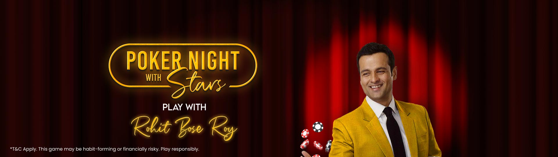 poker night with Rohit Boss Roy