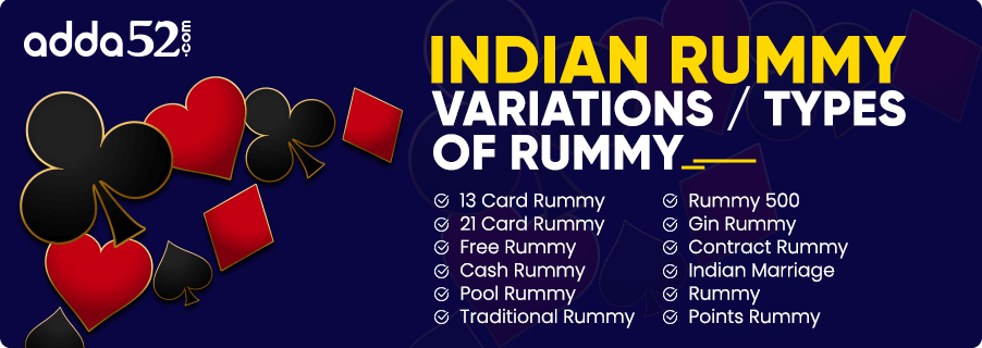 Popular Indian Rummy Variations - Different Types of Rummy