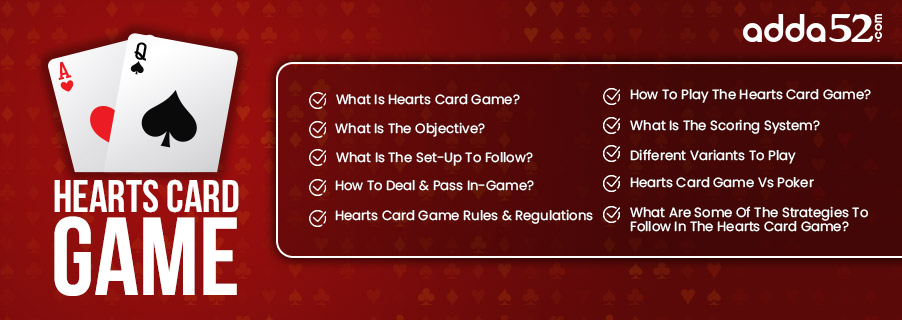 online playing card game hearts