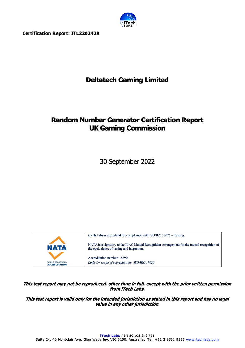adda52 RNG UK certificate