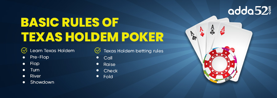 Texas Holdem Poker Basic Rules